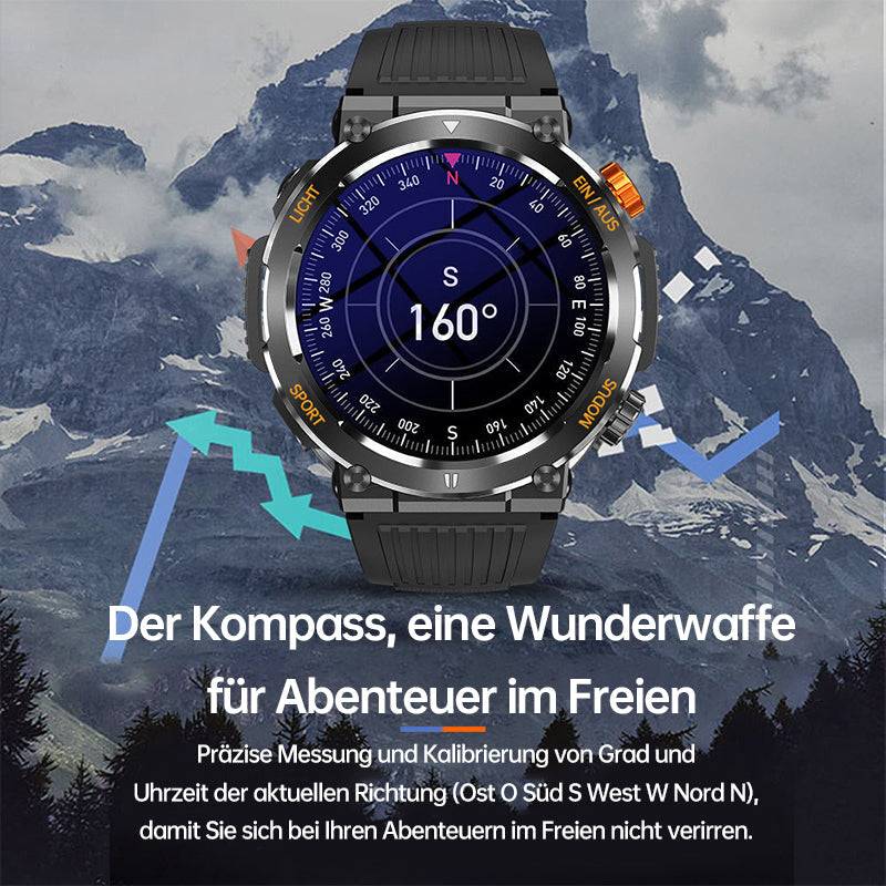 🔥Heute 50% OFF🔥⌚2024 NEW-Sports Outdoor Wasserdichte Smartwatch