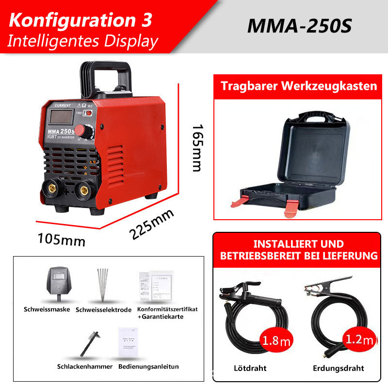 🚀Letzter Tag Sonderangebot🔥Vollautomatische Cual Voltage Dual-purpose Industrial Grade Solid Copper Welding Machine