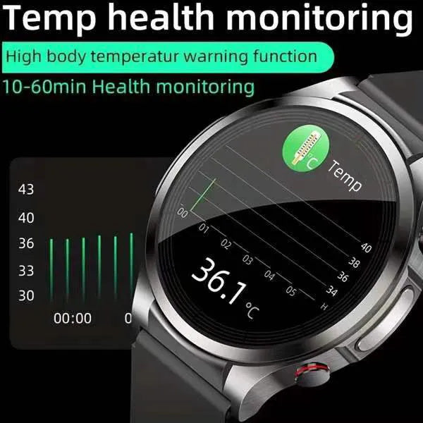 Blutdruck Herzfrequenz Körpertemperatur Sport Smart Watch