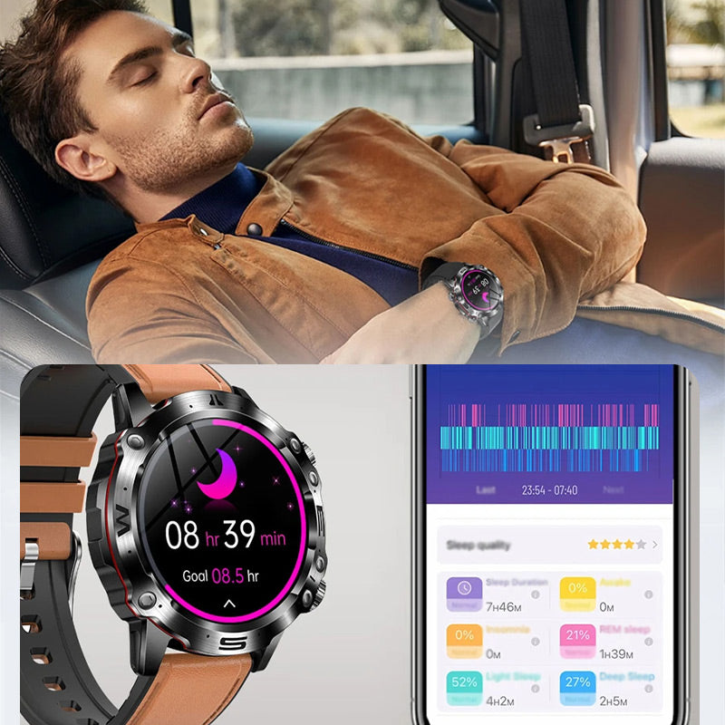 Multifunktionale Smartwatch zur Gesundheitsüberwachung