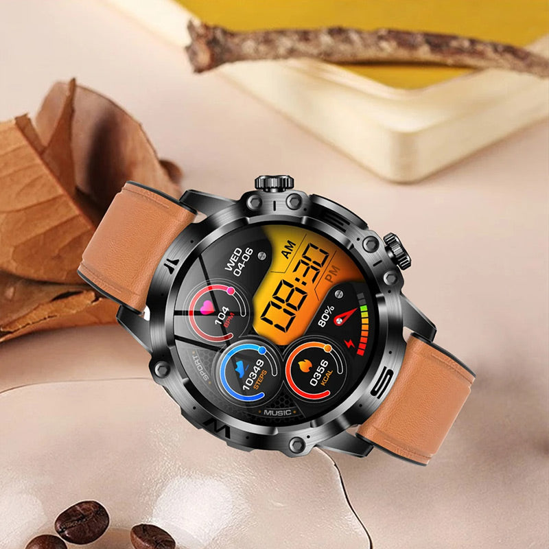 Multifunktionale Smartwatch zur Gesundheitsüberwachung