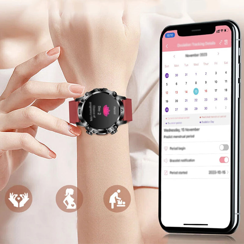 Multifunktionale Smartwatch zur Gesundheitsüberwachung