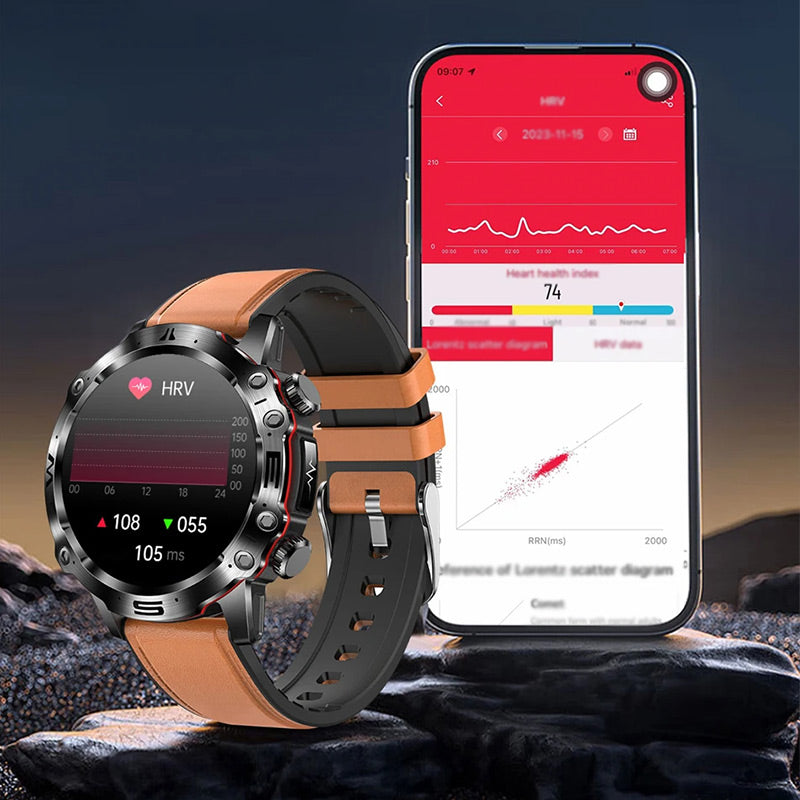 Multifunktionale Smartwatch zur Gesundheitsüberwachung