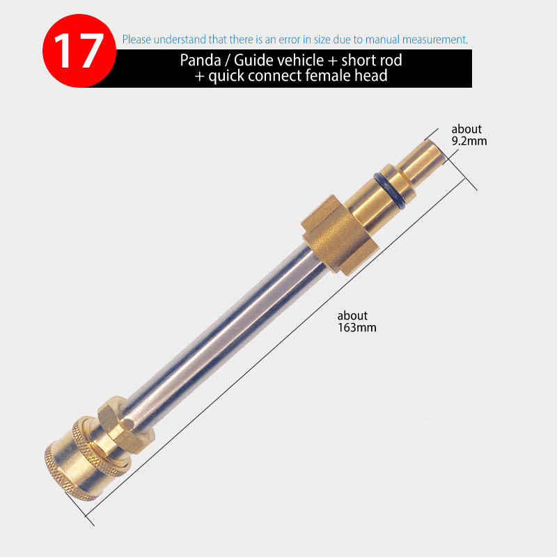 Nilfisk/Kärcher/YILI Schnellanschluss-Adapter（Wählen Sie den entsprechenden Adapter entsprechend der Abbildung）