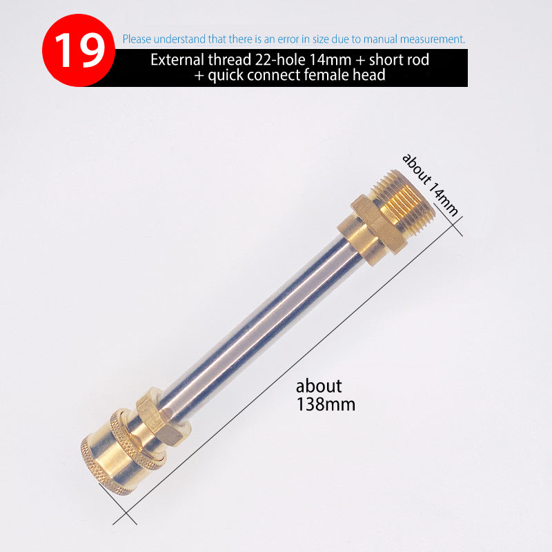 Nilfisk/Kärcher/YILI Schnellanschluss-Adapter（Wählen Sie den entsprechenden Adapter entsprechend der Abbildung）