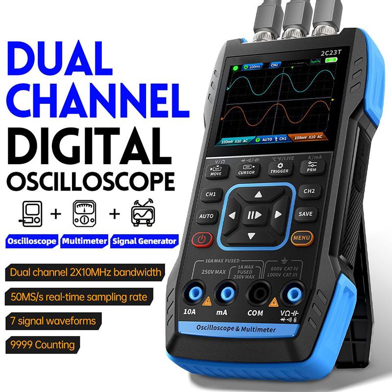 🔥Zeitlich begrenzter Rabatt von 50 %🔥2C23T Digital Oscilloscope Multimeter DDS Generator 3 in 1