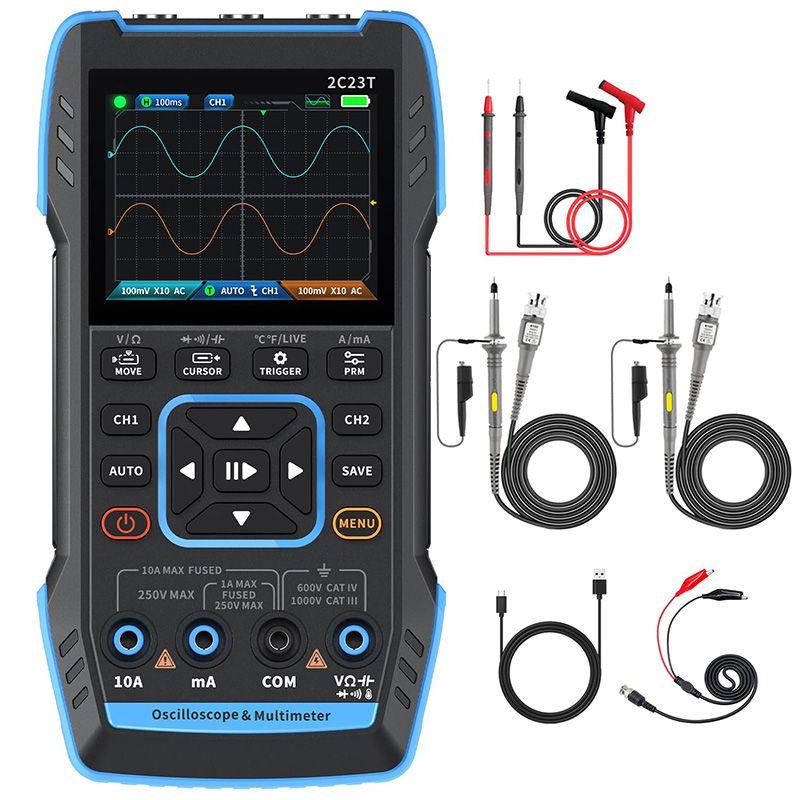 🔥Zeitlich begrenzter Rabatt von 50 %🔥2C23T Digital Oscilloscope Multimeter DDS Generator 3 in 1