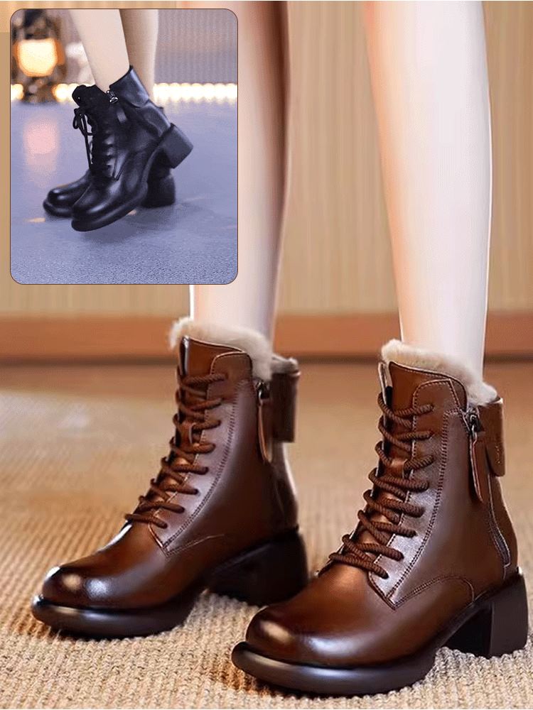 🌸Herbstschlussverkauf🌸Zeitlich begrenzt 51%RABATT💕Ideales Geschenk - Stiefel im britischen Vintage-Stil